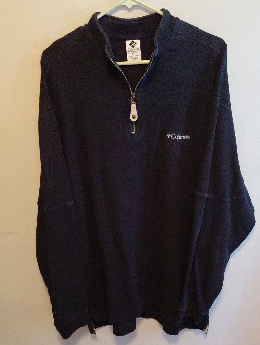 Columbia Men’s Dark Navy Half-Zip Pullover Sweater